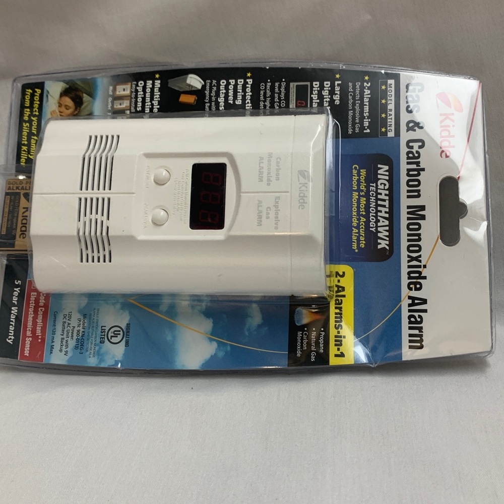 Kidde Gas & Carbon Monoxide Alarm with Digital Display - Picture 9 of 9